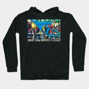 Blue Bike Hoodie